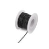 Štrasový prýmek / borta šíře 2 mm (Balení 9 m, Varianta 1 crystal AB stříbrná)