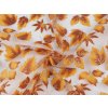 Organza listy s glitry (Balení 1 m, Varianta oranžovožlutá)