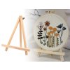 Dřevěný stojan malířský a dekorační (Balení 1 ks, Varianta 1 (18x23 cm) přírodní)