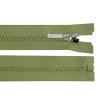 Kostěný zip No 5 délka 70 cm s ozdobným jezdcem (Balení 1 ks, Varianta 101 bílá)