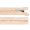 Kostěný zip No 5 délka 70 cm s ozdobným jezdcem (Balení 1 ks, Varianta 101 bílá)