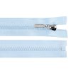 Kostěný zip No 5 délka 70 cm s ozdobným jezdcem (Balení 1 ks, Varianta 101 bílá)
