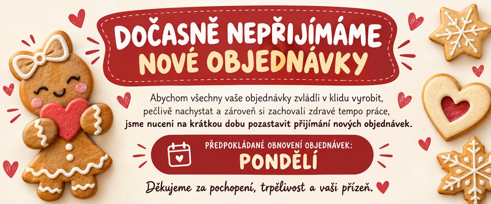 Neprijimame nove objednaky