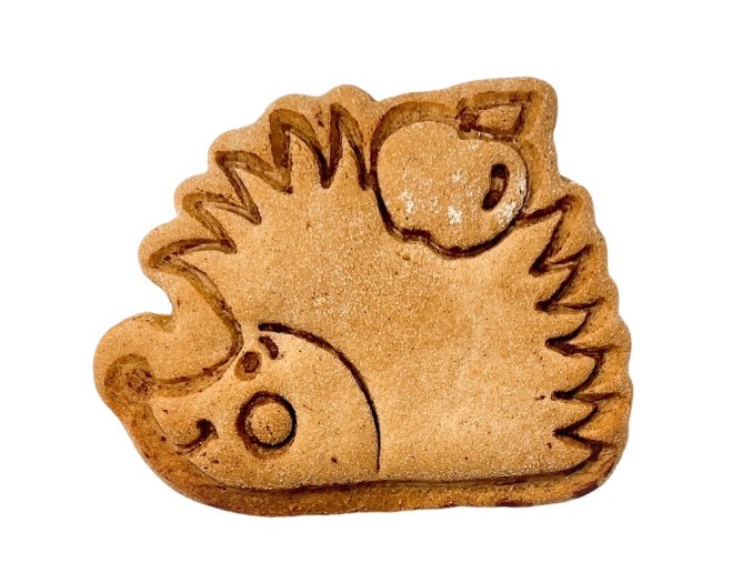 Ježek s jablíčkem II - vykrajovátko