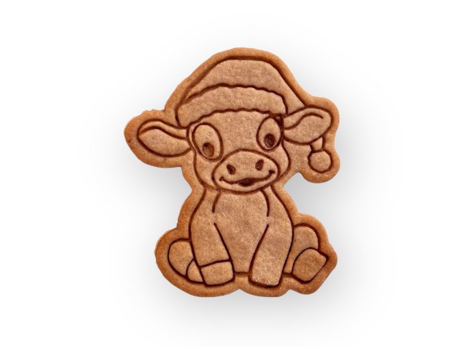 Vánoční kravička - vykrajovátko