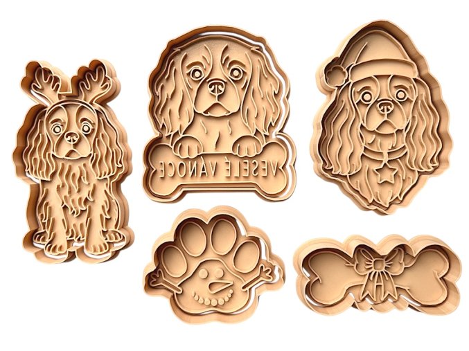 Kavalír king charles španěl vykrajovátka