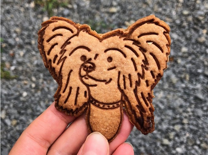 Čínský Chocholatý pes III - vykrajovátko