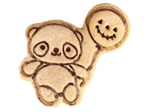 Halloweenská panda - vykrajovátko