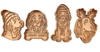 Připravujeme 🎄 Vánoční sadu vykrajovátek s Irským setrem 🐶 #tvoritko #irskysetr #irishsetter #vánoce