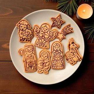 Novinka 🎄Mini Betlém 👼 ➡ www.tvoritko.cz/vanoce-2/ #tvoritko #betlem #vanoce #vanocni #pernicky #susenky #jezisek