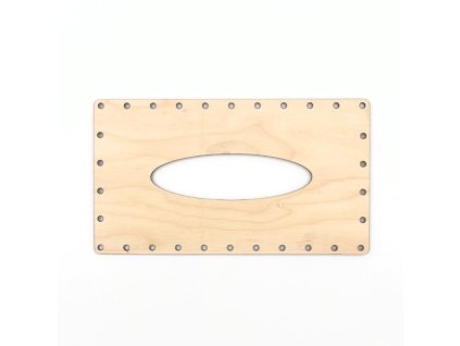 Servítkovník - pevné dno na pletenie s papierovými ruličkami