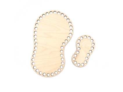 Čižma - pevné dno na pletenie s háčikom