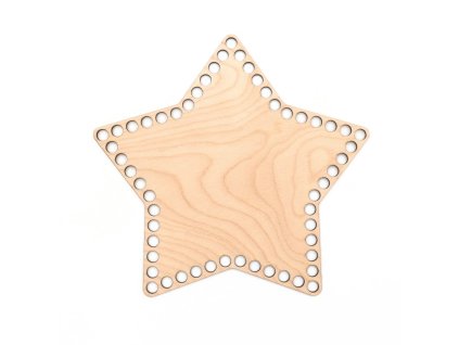 Hviezda - pevné dno na pletenie s háčikom