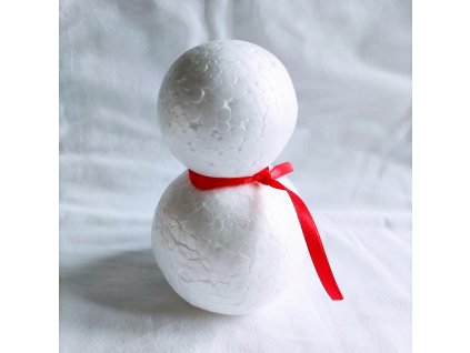 Polystyrénový snehuliak