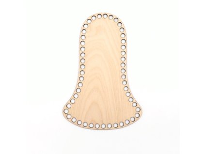 Zvonček - pevné dno na pletenie s háčikom