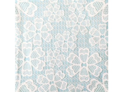 Servítka ČIPKA MODRÁ