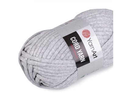 YarnArt Cord Yarn šnúra 250g 7mm sivá