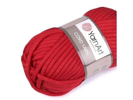 YarnArt Cord Yarn šnúra 250g 7mm červená