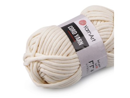 YarnArt Cord Yarn šnúra 250g 7mm krémová najsvetlejšia