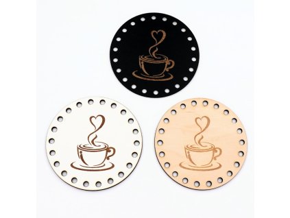 Podšálka - KÁVA 2 - papierové ruličky