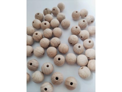 DREVENÉ KORÁLKY 12mm