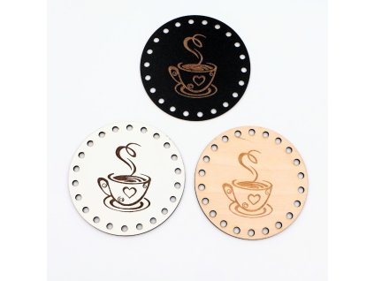 Podšálka - KÁVA 3 - papierové ruličky