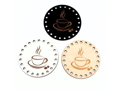 Podšálka - KÁVA 4 - papierové ruličky