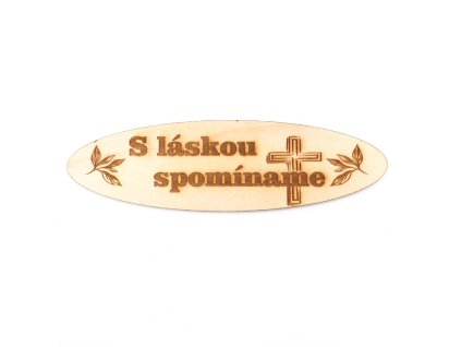 Výrez S LÁSKOU SPOMÍNAME