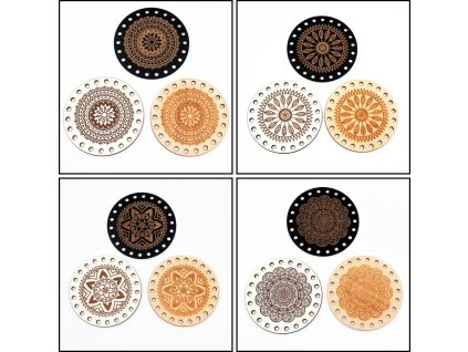 podšálka mandala ruličky