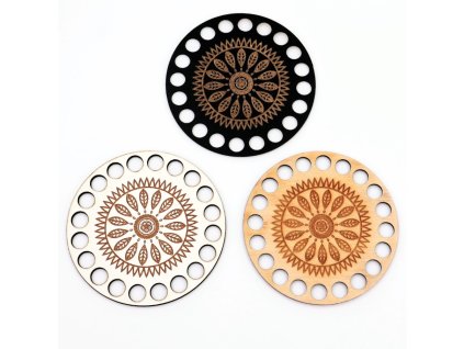 Podšálka - MANDALA 2 - háčik