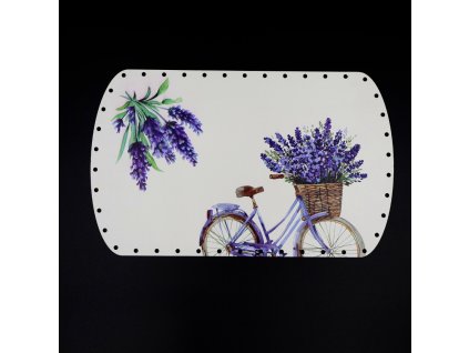 Tácka s UV potlačou LEVANDUĽA papierové ruličky