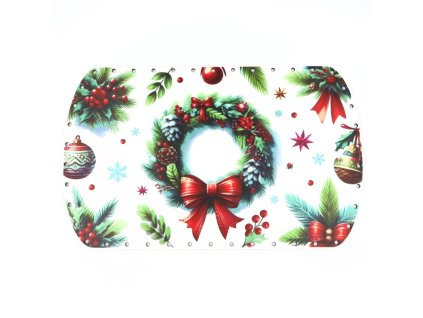 Tácka s UV potlačou VIANOCE papierové ruličky