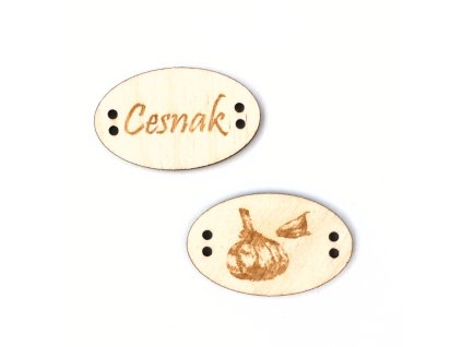 Ceduľka - CESNAK