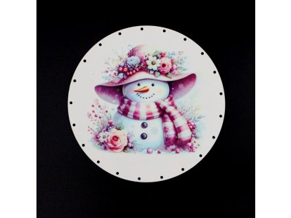 Dno s UV potlačou RUŽOVÝ SNEHULIAK pedig