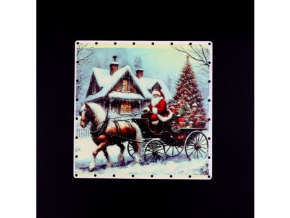 Dno s UV potlačou MIKULÁŠ NA KOČI pedig