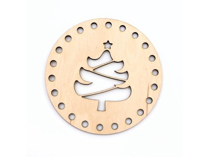 Podšálka - VIANOČNÝ STROMČEK - papierové ruličky