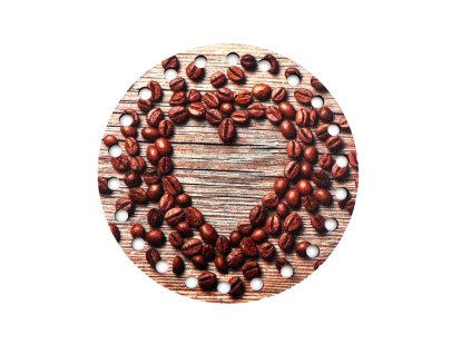 Podšálka s UV potlačou KÁVA 4