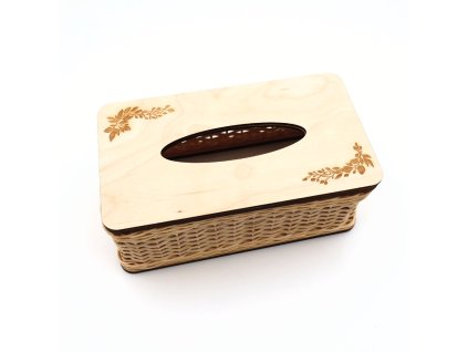 Servítkovník LISTOVÝ ORNAMENT s vrchným a spodným rámom papierové ruličky