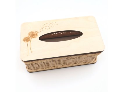 Servítkovník PÚPAVA s vrchným a spodným rámom papierové ruličky