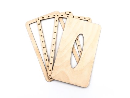 Servítkovník s vrchným a spodným rámom pedig