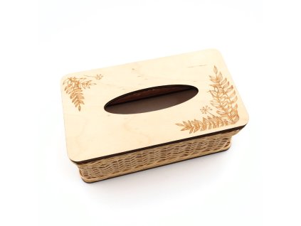 Servítkovník LISTY s vrchným a spodným rámom pedig