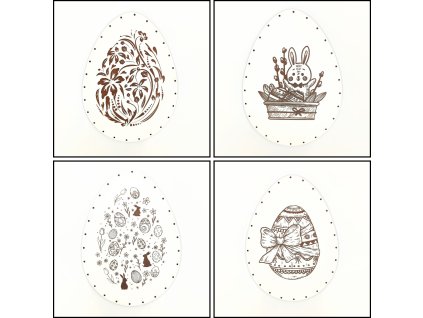 dno vajíčko 4 vzory pedig