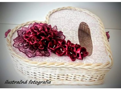 krabička na obálky srdce