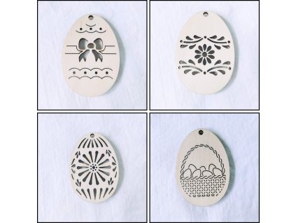 výrez vajíčko 4 vzory
