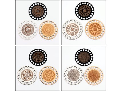 podšálka mandala háčik