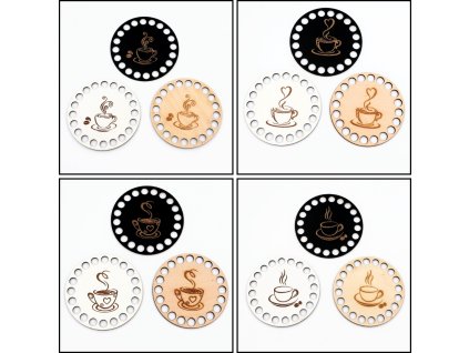 podšálka káva háčik