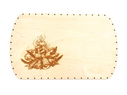 Tácka VIANOČNÉ SVIECE PE