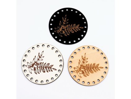 Podšálka - LISTY - papierové ruličky