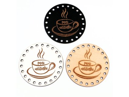 Podšálka - PANI UČITEĽKE - papierové ruličky