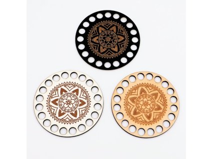 Podšálka - MANDALA 3 - háčik